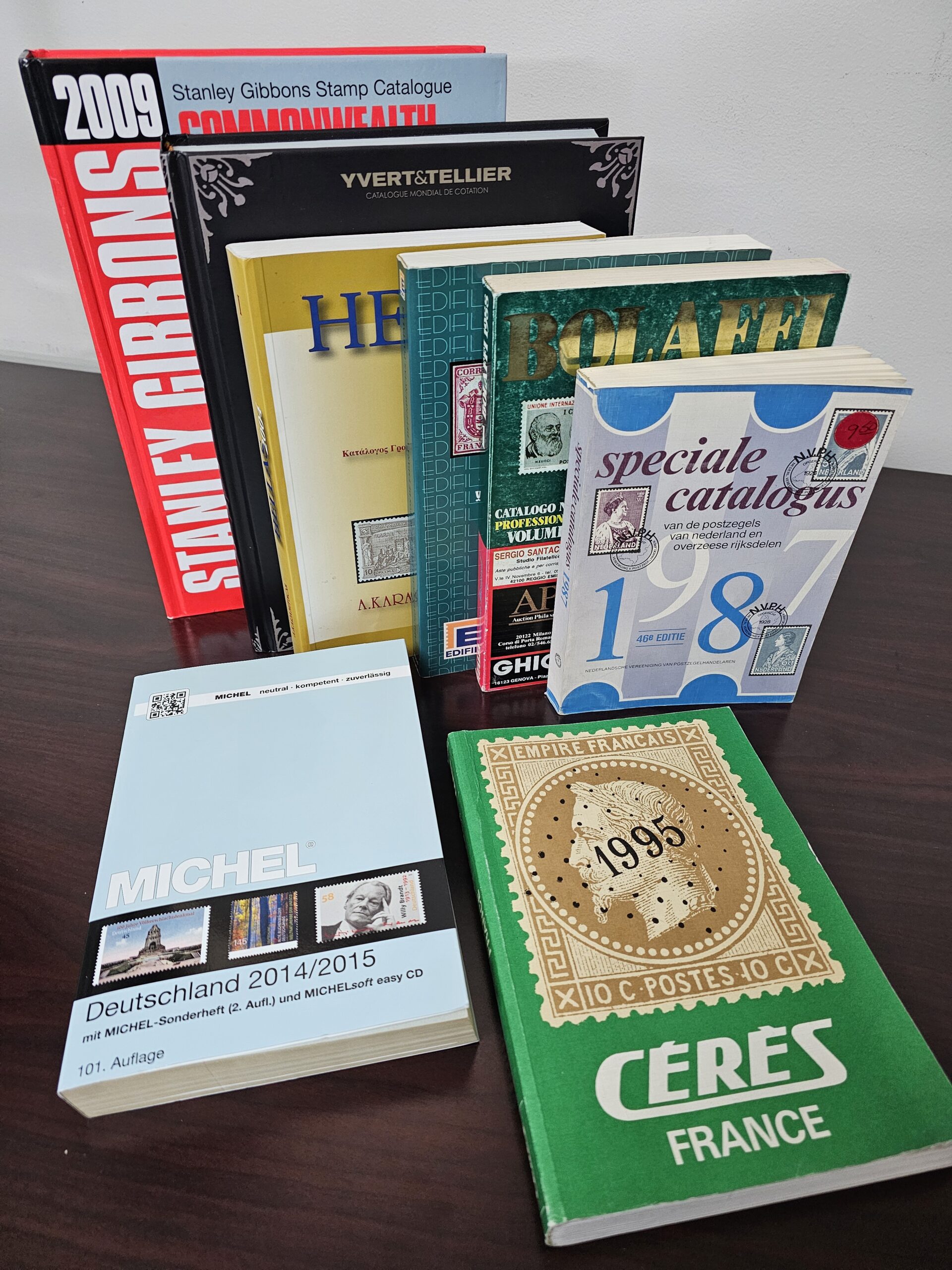 Cross-referencing stamps across major catalogues